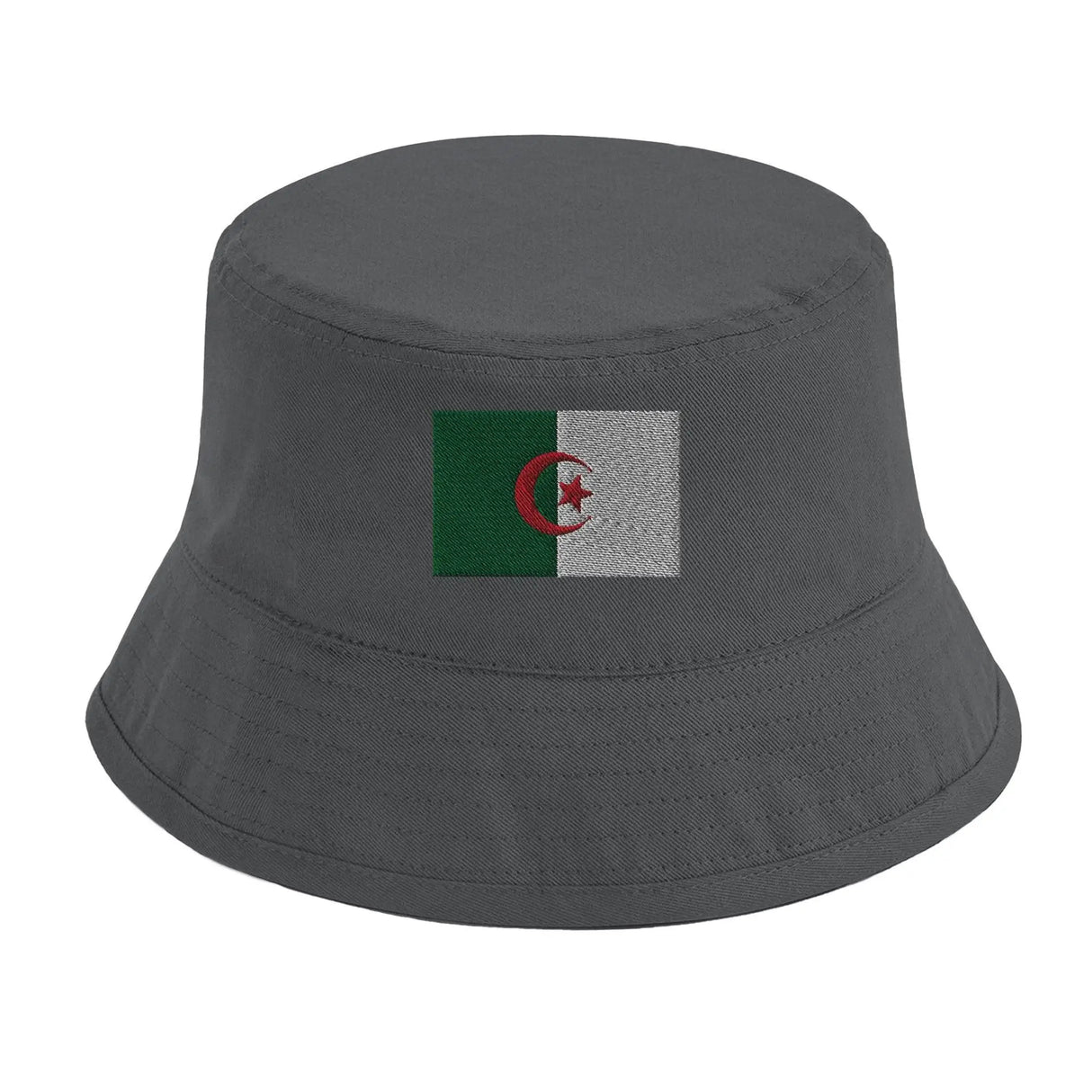 Chapeau bob algérie brodé en coton léger et respirant