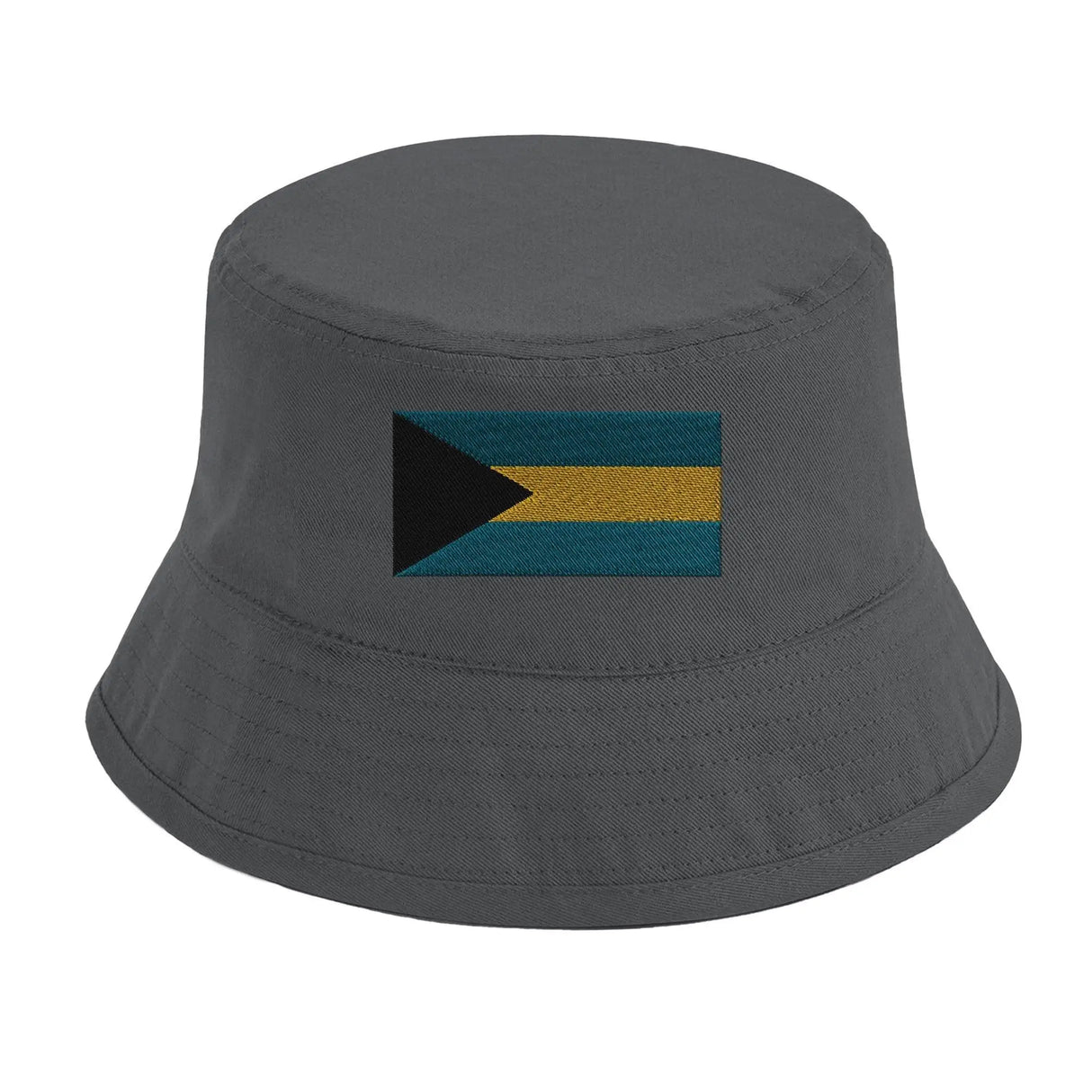 Chapeau bob drapeau bahamas en coton brodé respirant