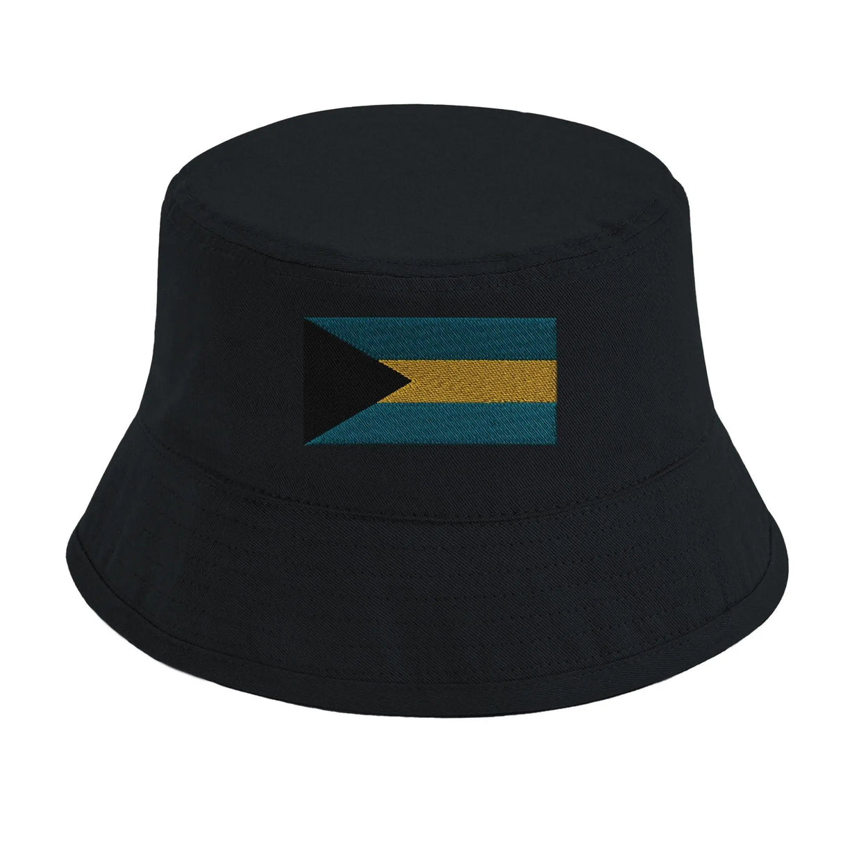 Chapeau bob drapeau bahamas en coton brodé respirant