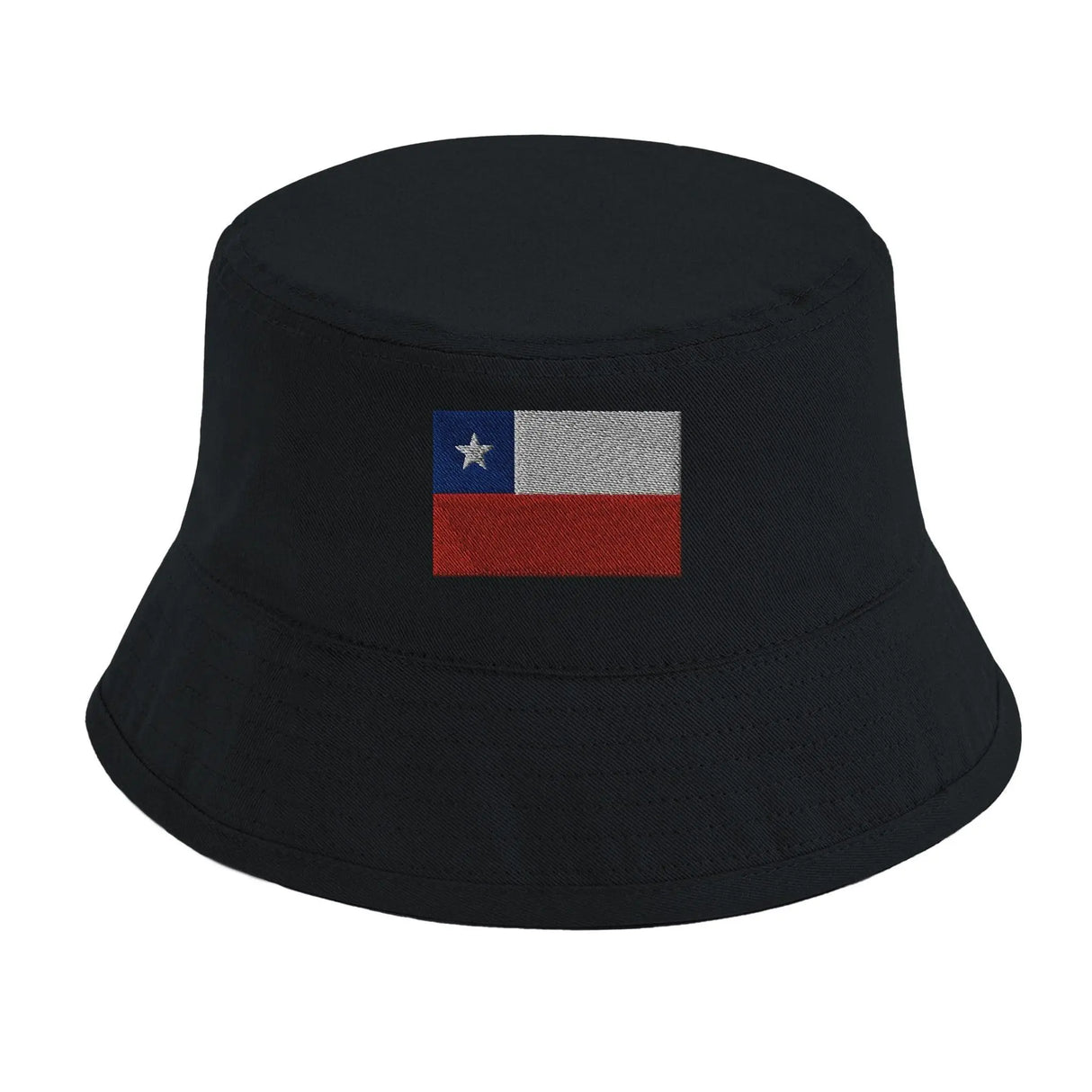 Chapeau bob drapeau chili coton brodé excellente respirabilité