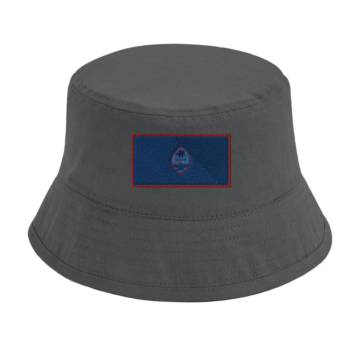 Chapeau bob drapeau guam coton brodé excellente respirabilité