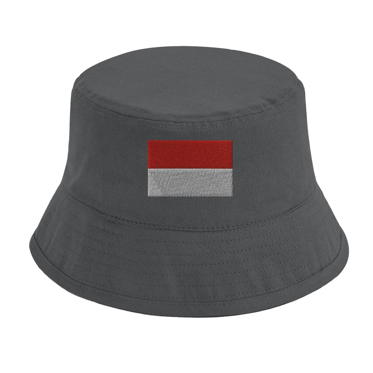 Chapeau bob drapeau indonésie coton brodé excellente respirabilité