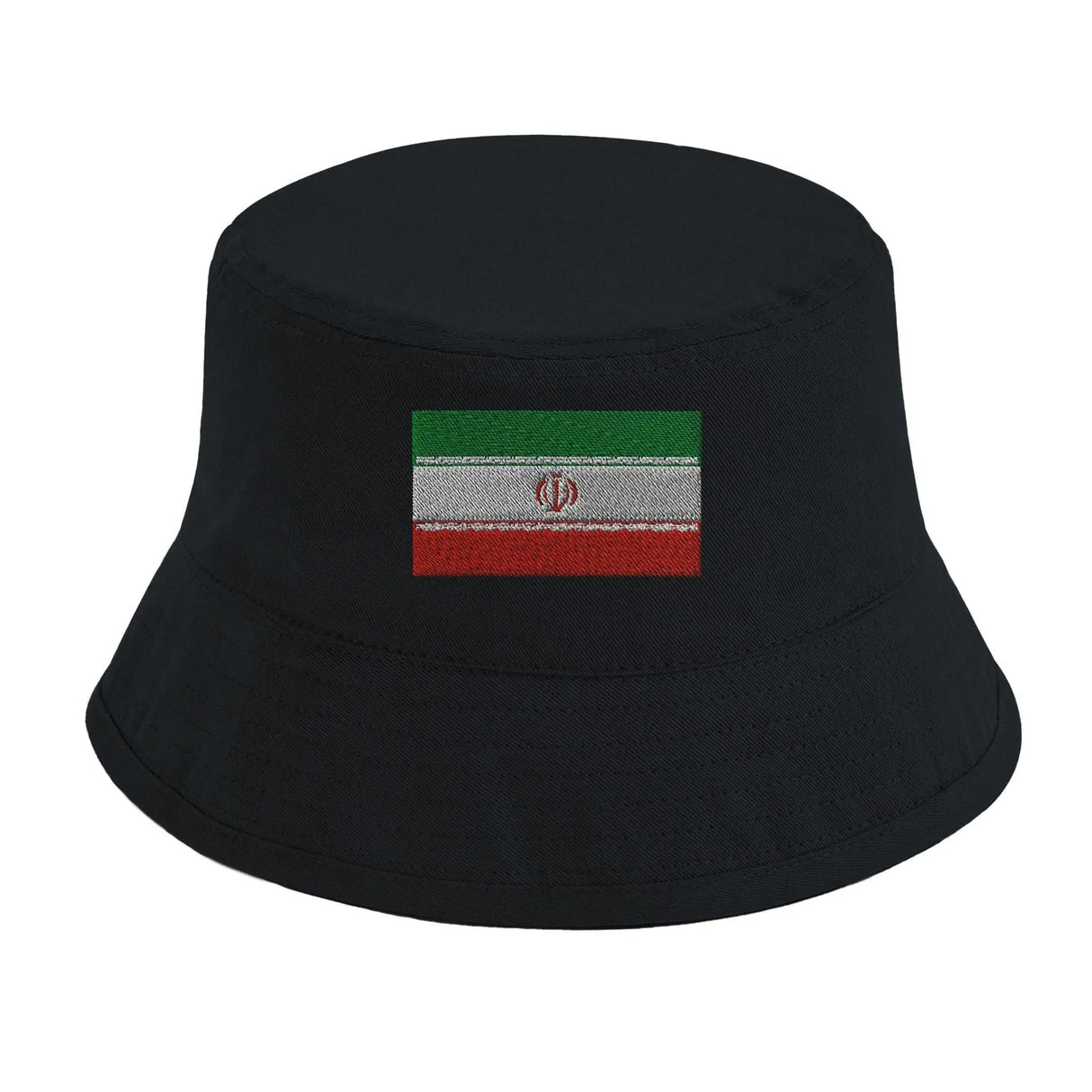 Chapeau bob drapeau iran coton brodé excellente respirabilité