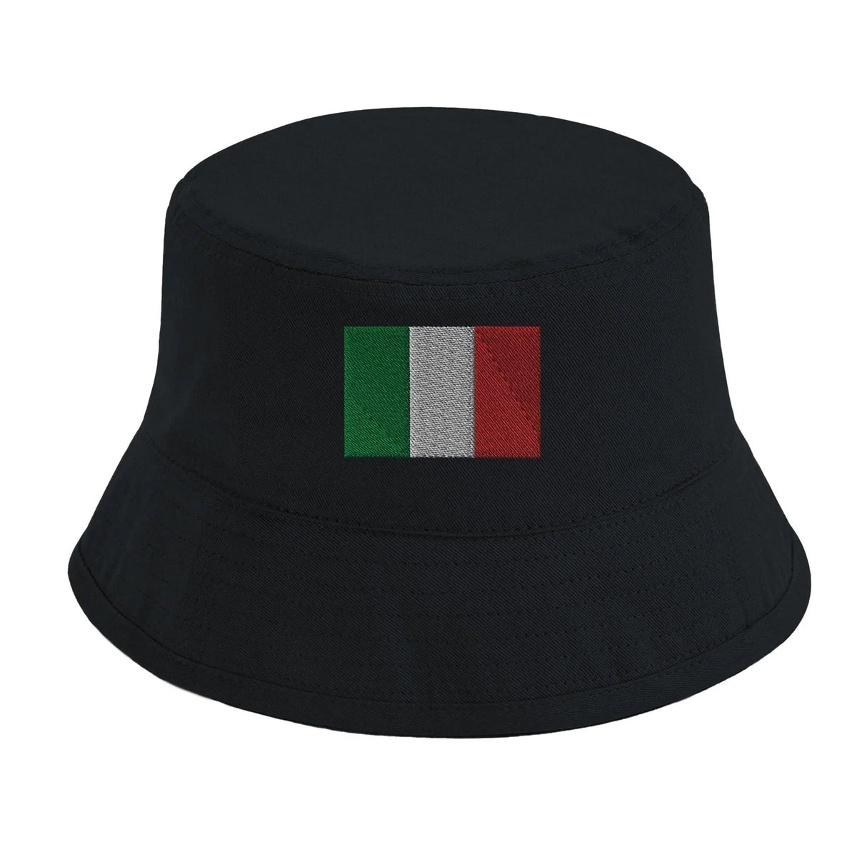 Chapeau bob drapeau italie coton brodé excellente respirabilité