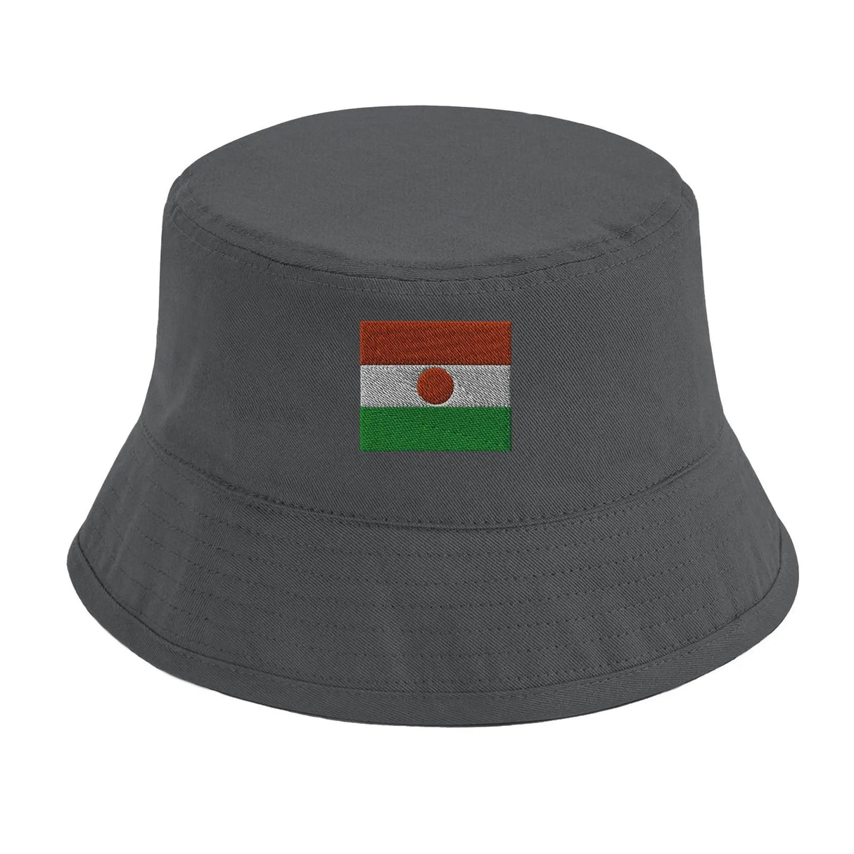 Chapeau bob drapeau niger coton brodé excellente respirabilité