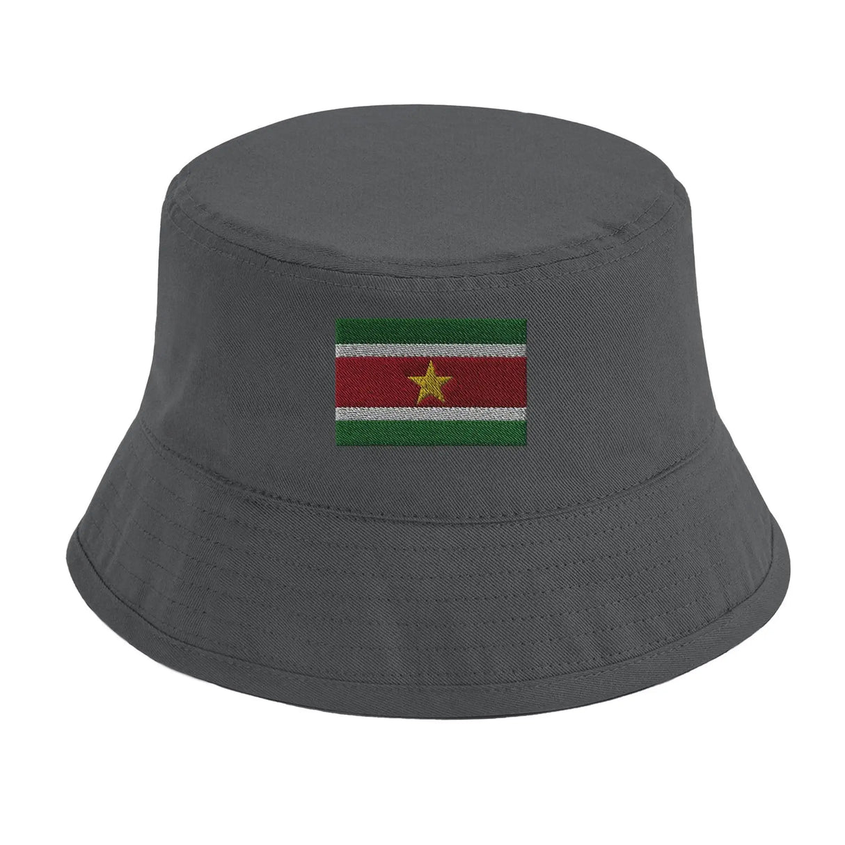 Chapeau bob drapeau suriname coton brodé excellente respirabilité