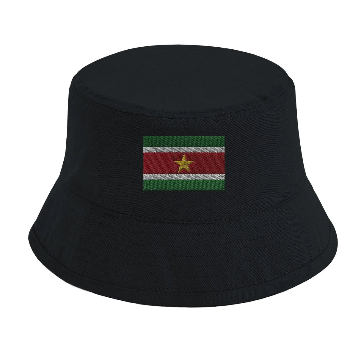 Chapeau bob drapeau suriname coton brodé excellente respirabilité