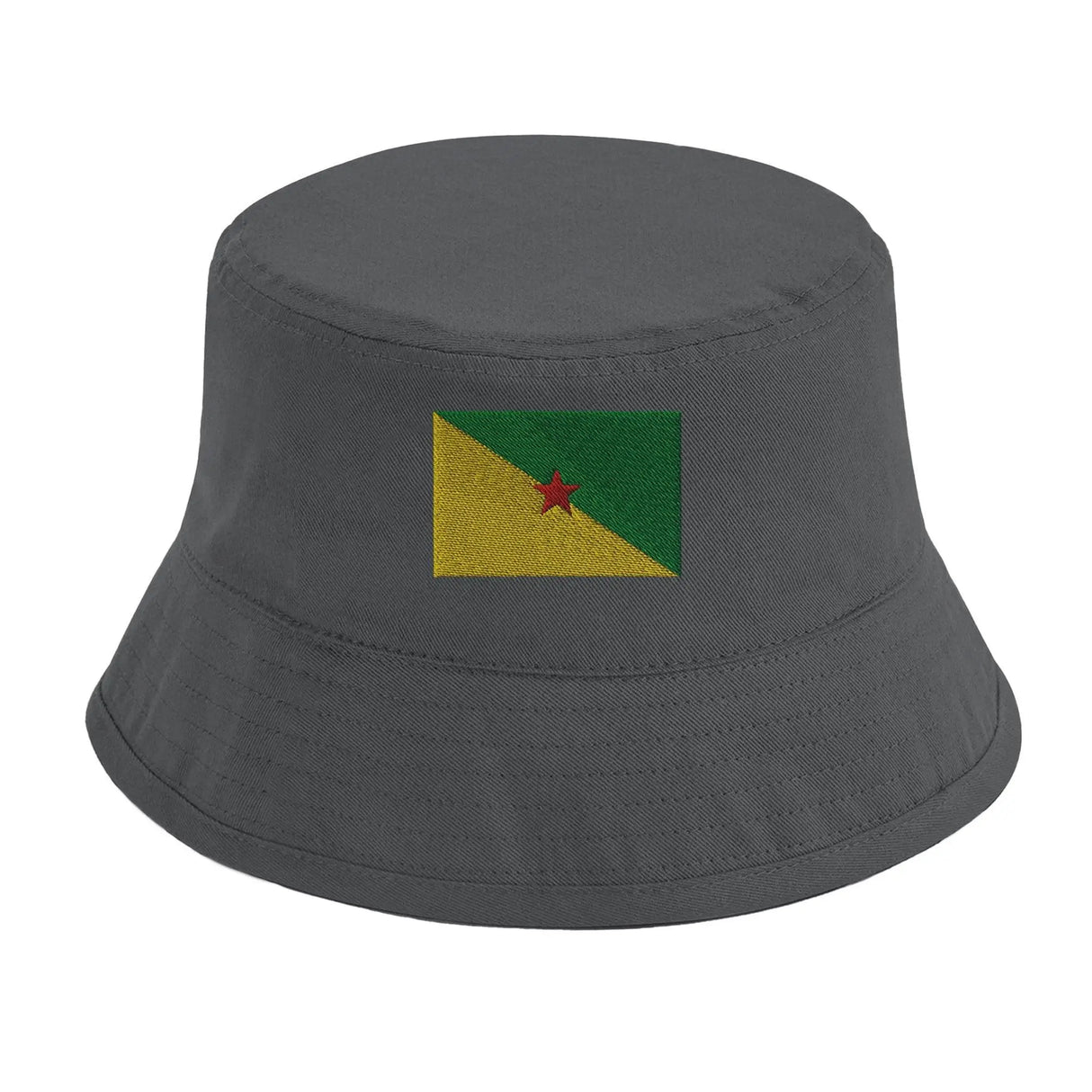 Chapeau bob guyane coton brodé léger coloris tendance