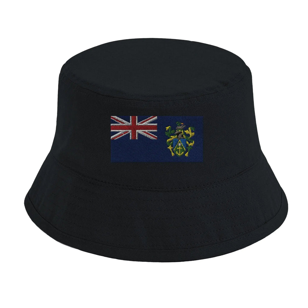 Chapeau bob îles pitcairn coton brodé léger et tendance
