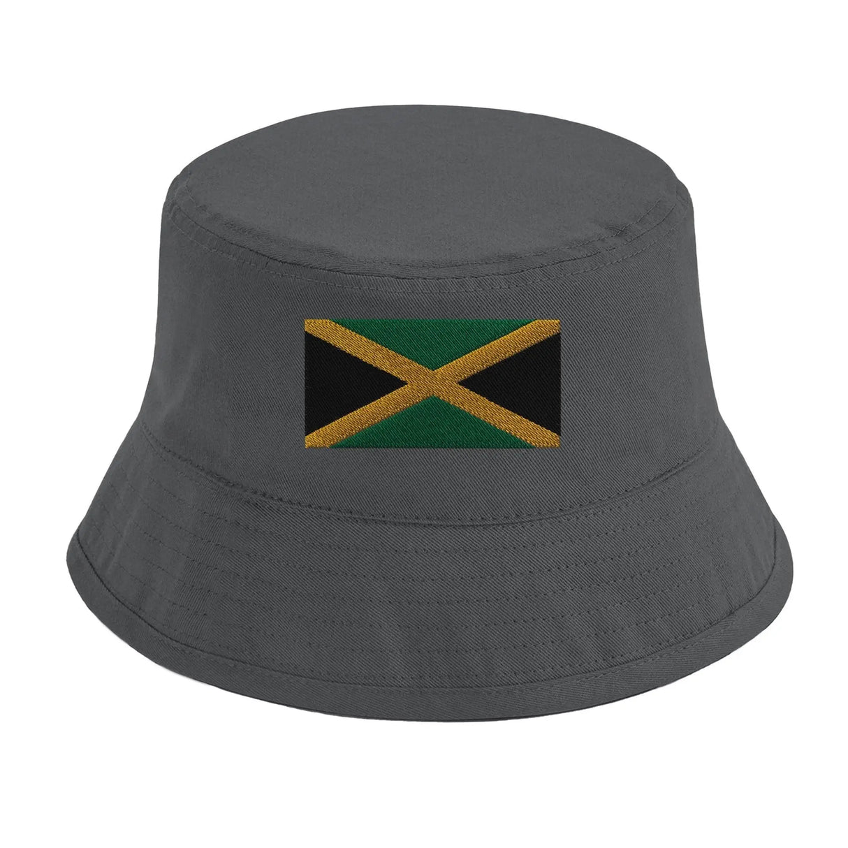 Chapeau bob jamaïque coton brodé couleurs estivales