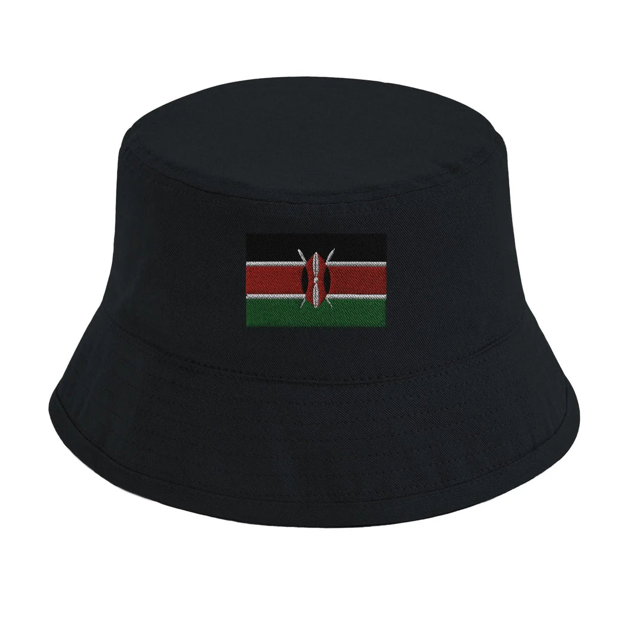 Chapeau bob kenya brodé coton léger couleur tendance