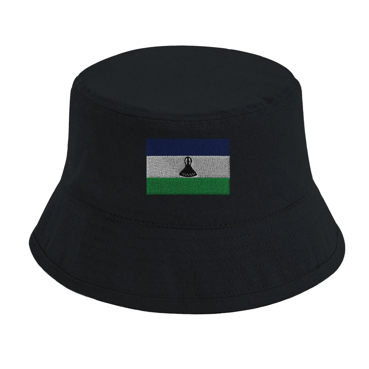 Chapeau bob lesotho brodé en coton léger et tendance
