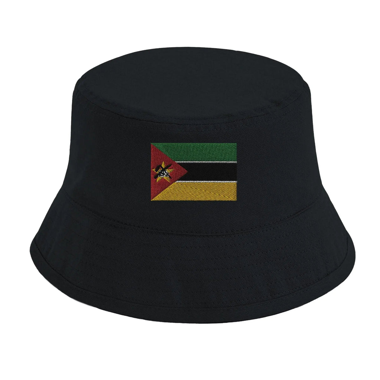 Chapeau bob mozambique coton brodé excellente respirabilité