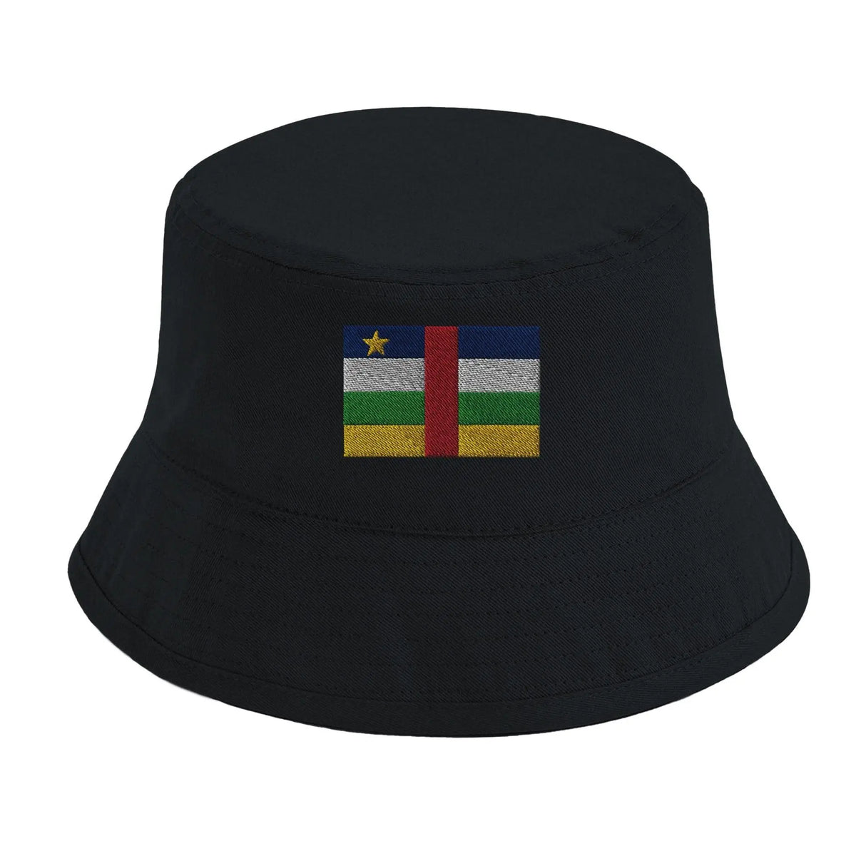 Chapeau bob république centrafricaine coton brodé coloré