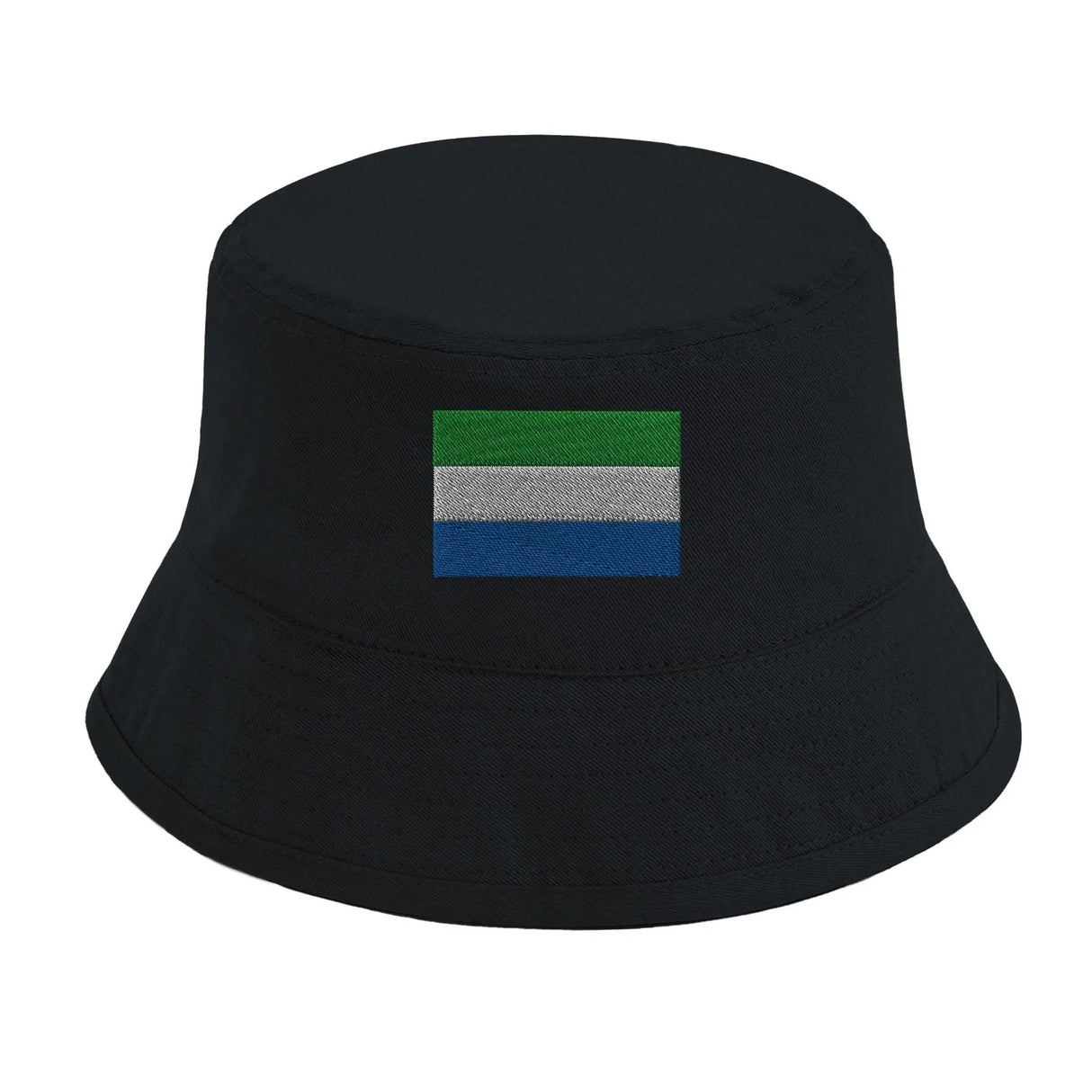 Chapeau bob sierra leone coton brodé léger et tendance