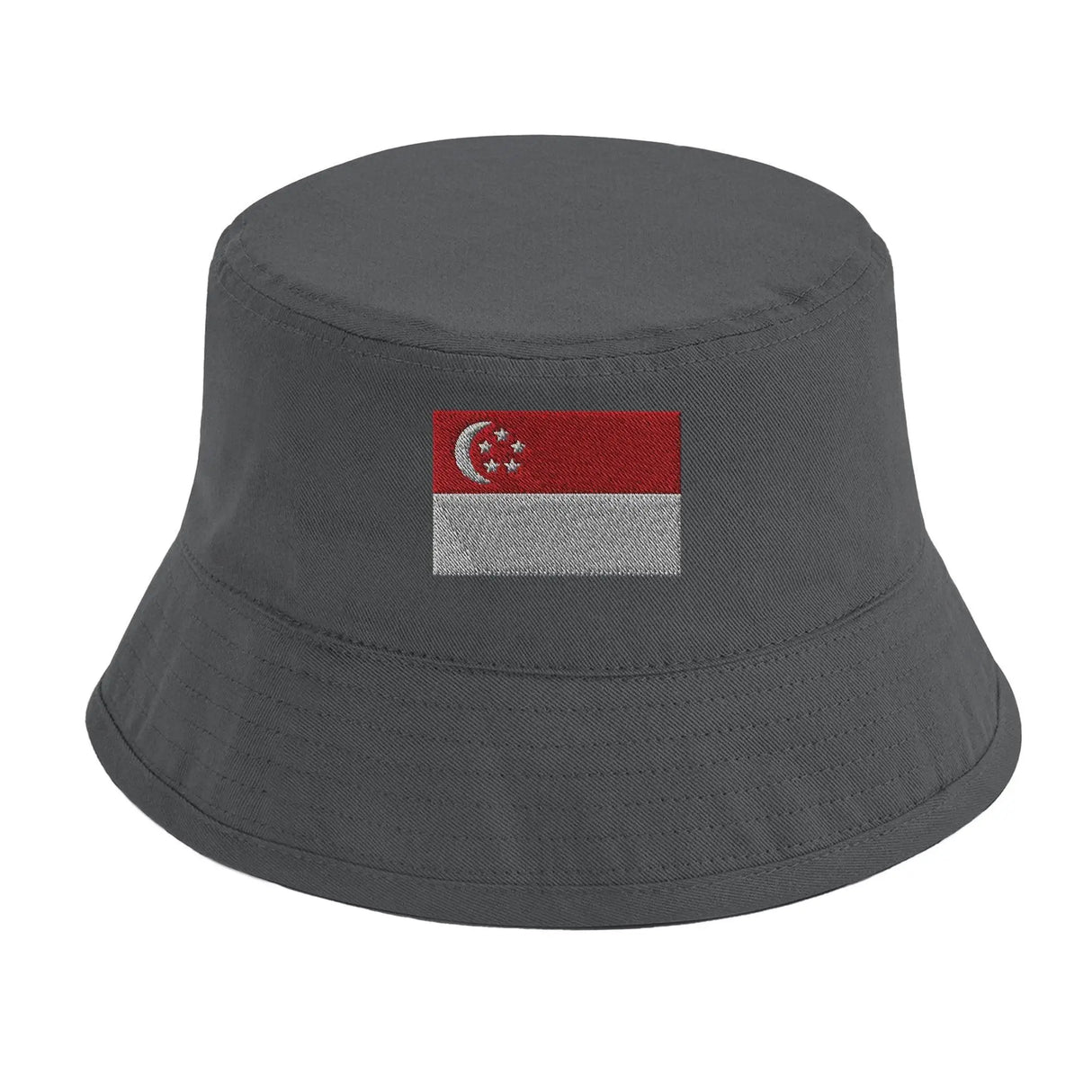 Chapeau bob singapour coton brodé excellente respirabilité