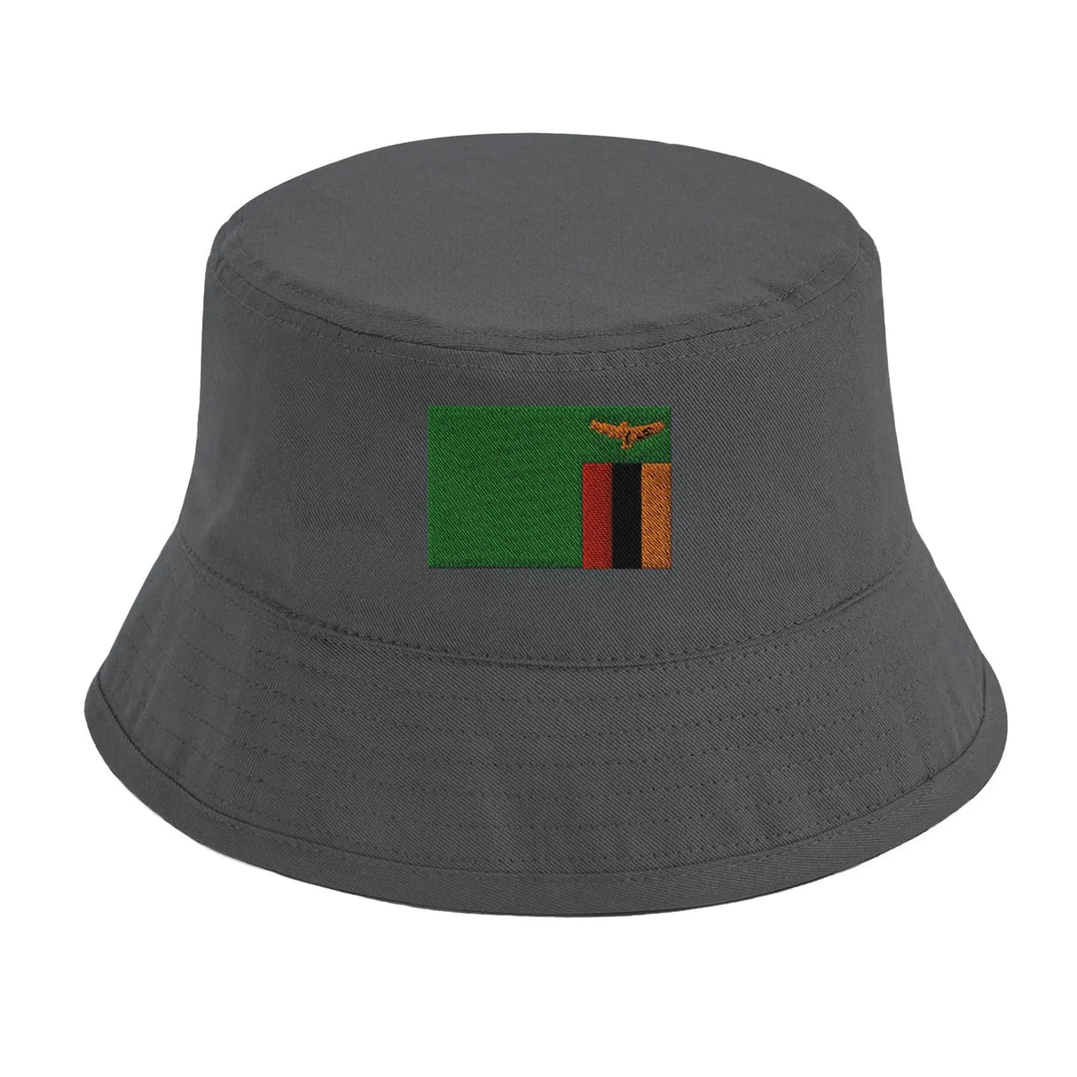 Chapeau bob zambie brodé coton aux couleurs tendance