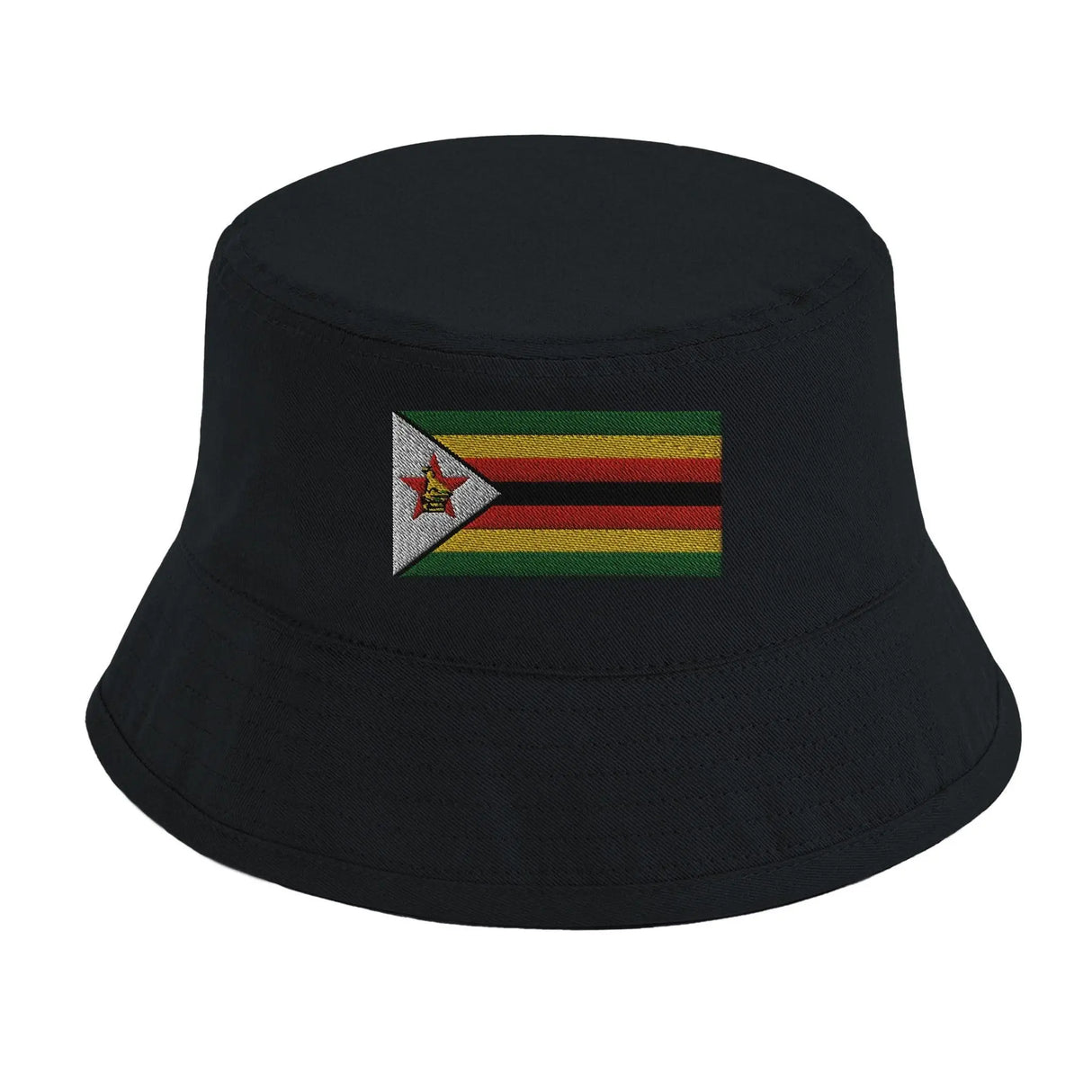 Chapeau bob zimbabwe brodé coton excellente respirabilité