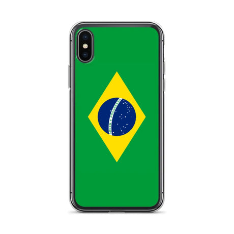 Coque iphone brésil dos transparent souple antichoc
