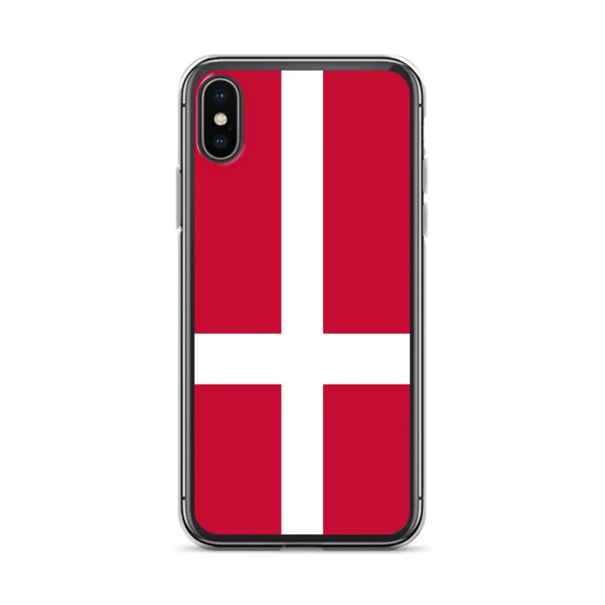 Coque iphone danemark souple motif drapeau antichoc