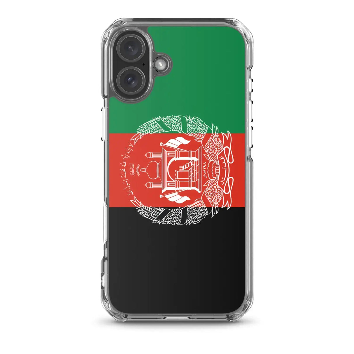 Coque iphone drapeau afghanistan souple antichoc transparente