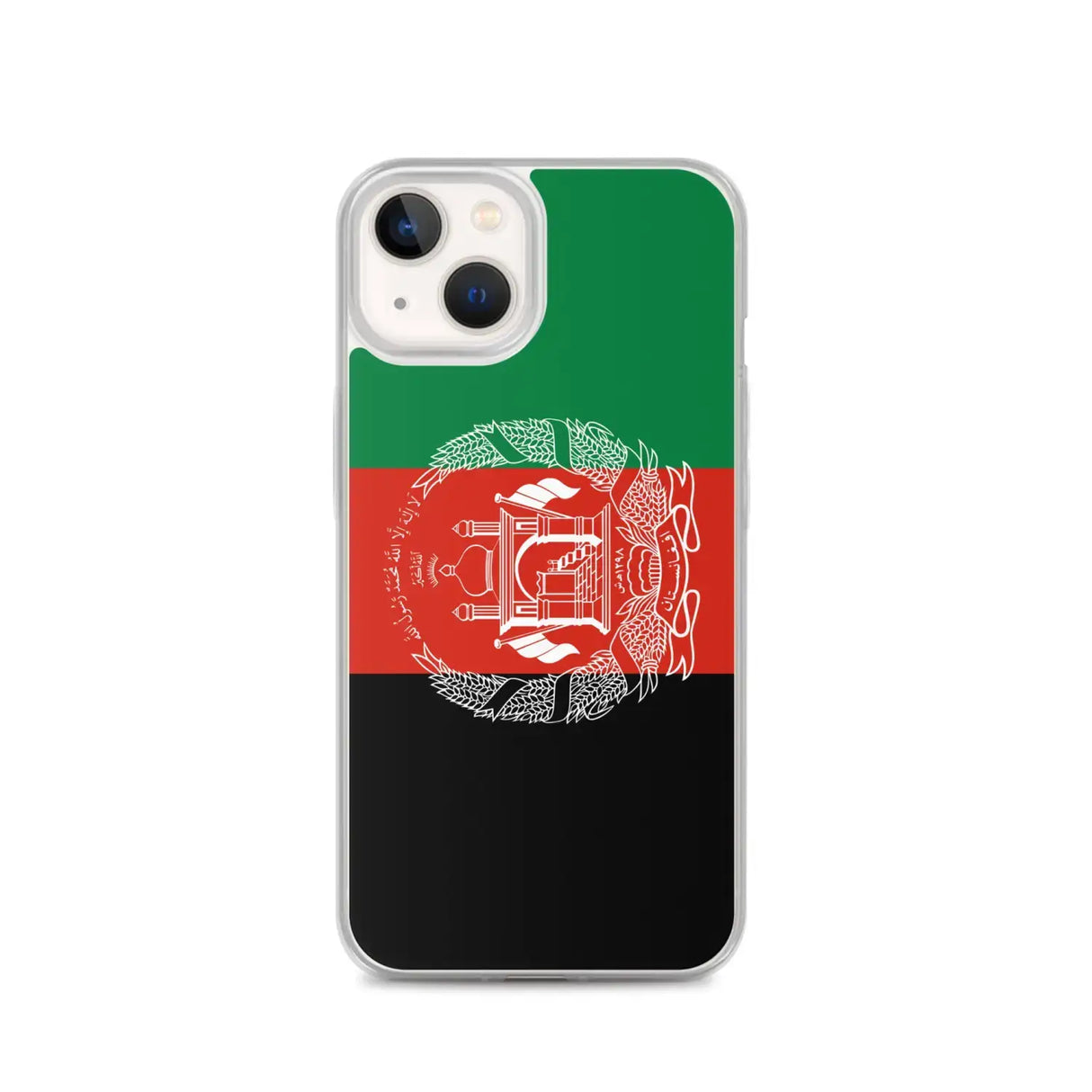 Coque iphone drapeau afghanistan souple antichoc transparente