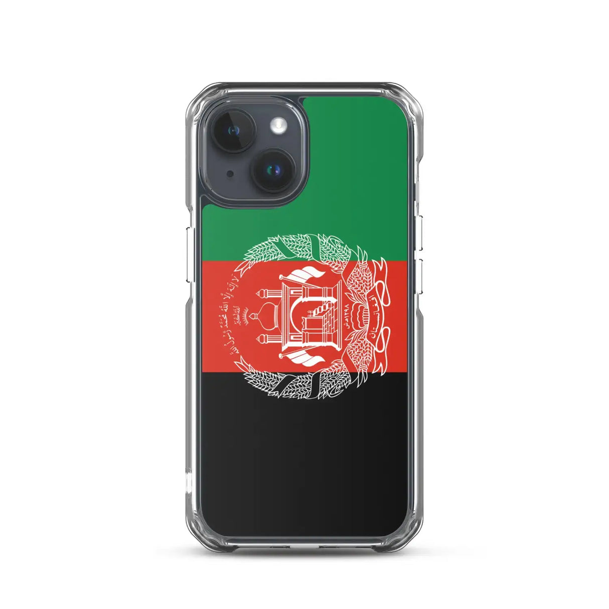 Coque iphone drapeau afghanistan souple antichoc transparente