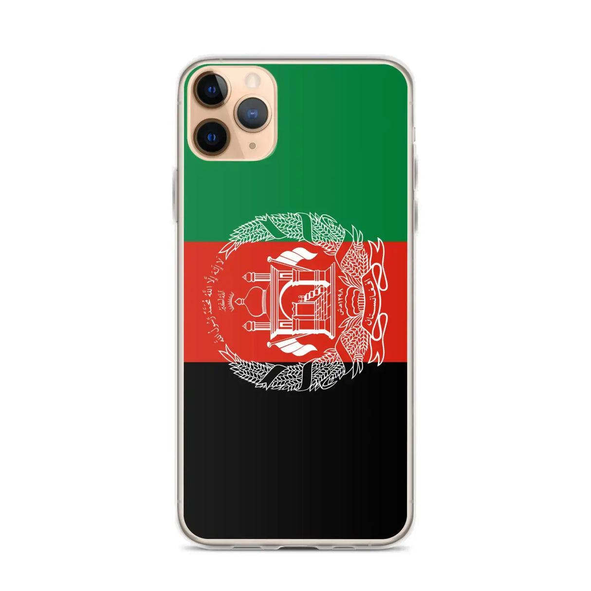 Coque iphone drapeau afghanistan souple antichoc transparente