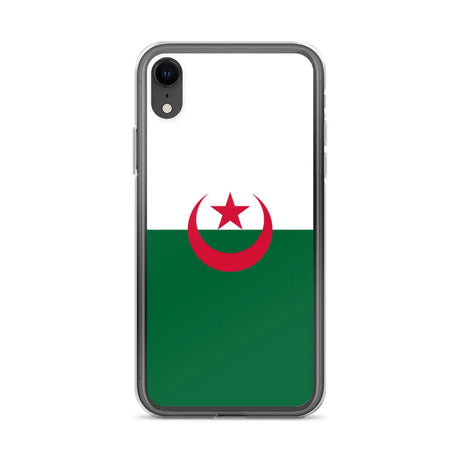 Coque iphone drapeau algérie souple antichoc transparente