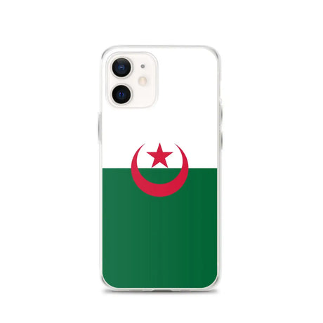 Coque iphone drapeau algérie souple antichoc transparente
