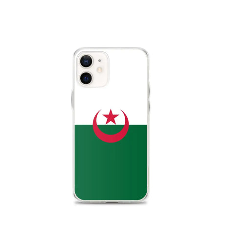 Coque iphone drapeau algérie souple antichoc transparente