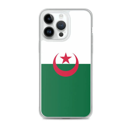 Coque iphone drapeau algérie souple antichoc transparente