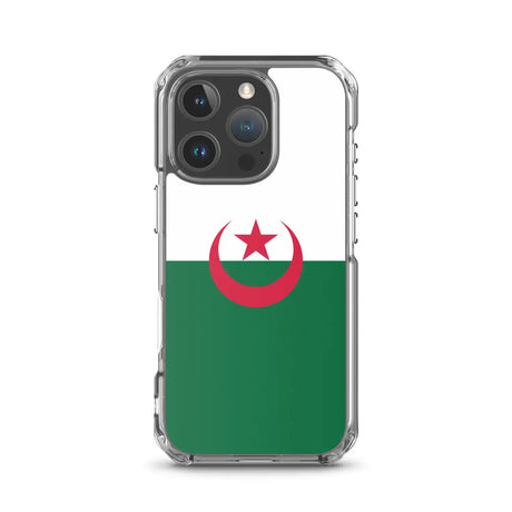 Coque iphone drapeau algérie souple antichoc transparente