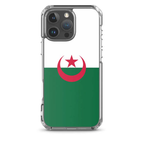 Coque iphone drapeau algérie souple antichoc transparente