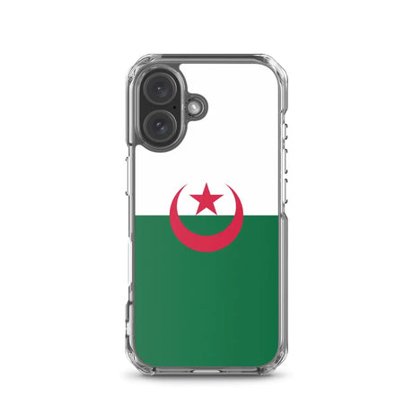 Coque iphone drapeau algérie souple antichoc transparente
