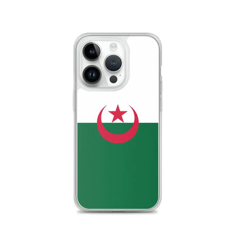 Coque iphone drapeau algérie souple antichoc transparente