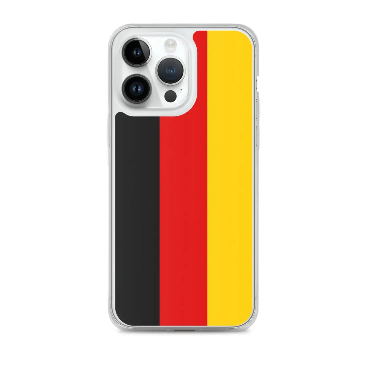 Coque iphone drapeau allemagne souple antichoc transparente
