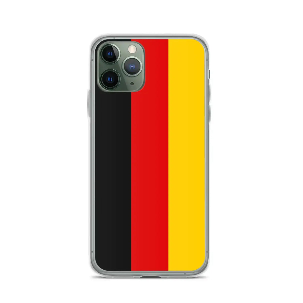 Coque iphone drapeau allemagne souple antichoc transparente