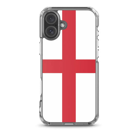 Coque iphone drapeau angleterre souple antichoc transparente
