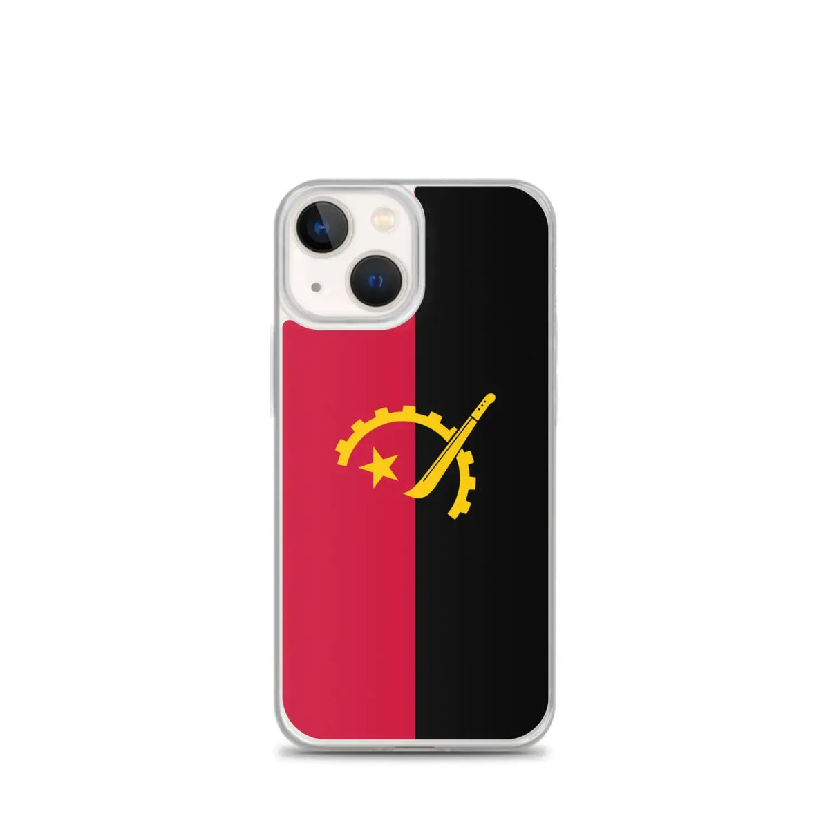 Coque iphone drapeau angola souple résistante antichoc