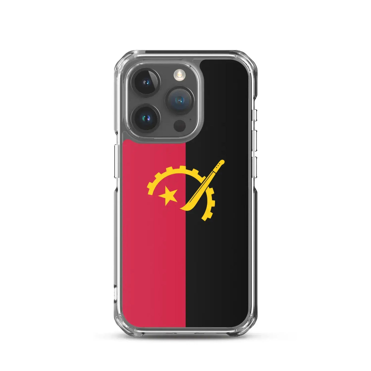 Coque iphone drapeau angola souple résistante antichoc