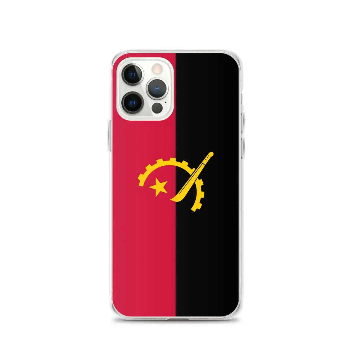 Coque iphone drapeau angola souple résistante antichoc