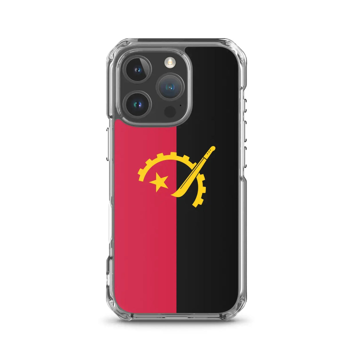 Coque iphone drapeau angola souple résistante antichoc