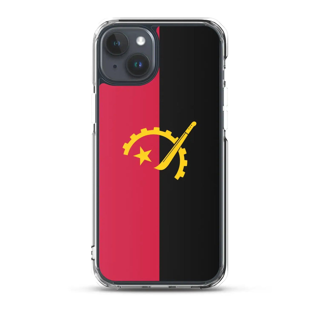 Coque iphone drapeau angola souple résistante antichoc