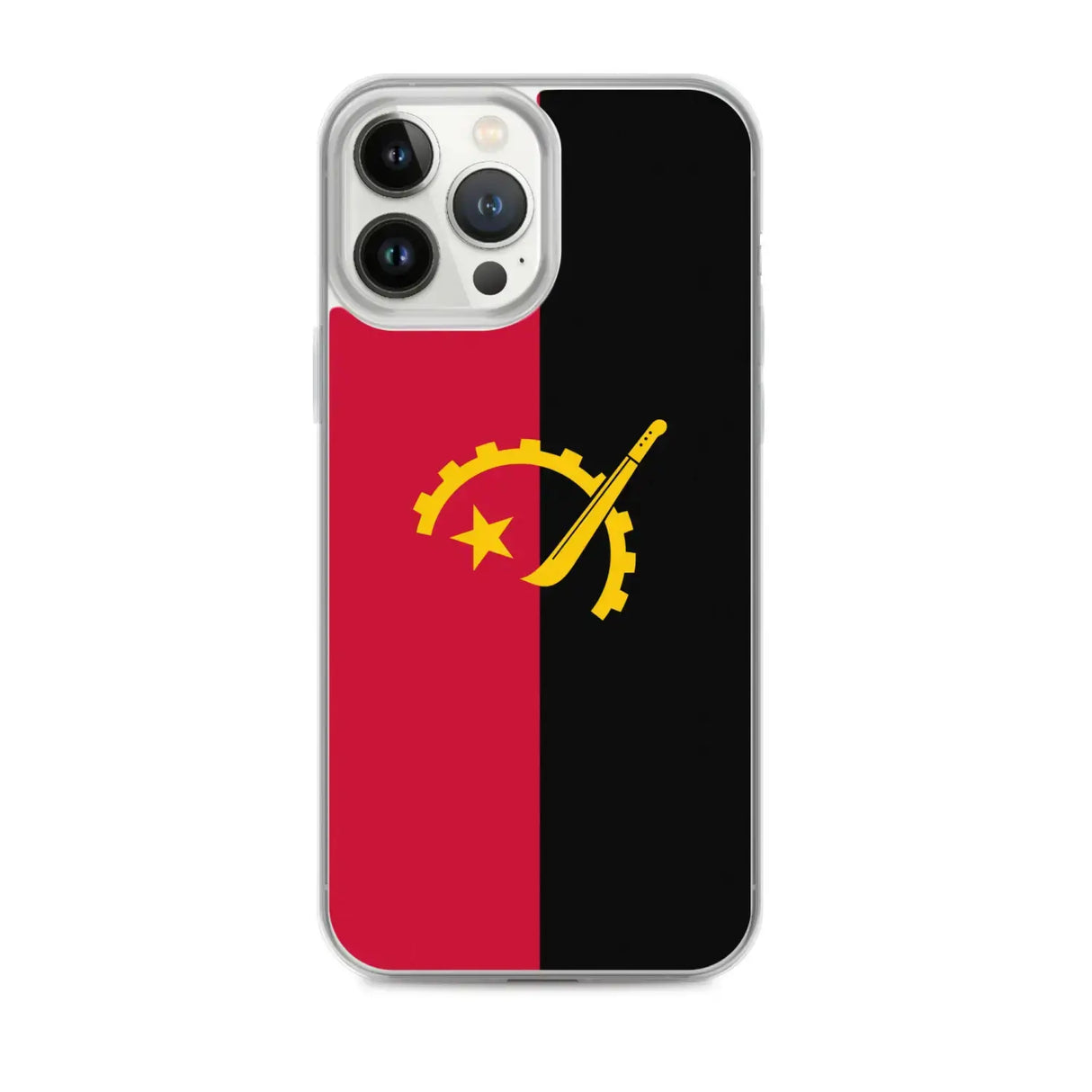 Coque iphone drapeau angola souple résistante antichoc