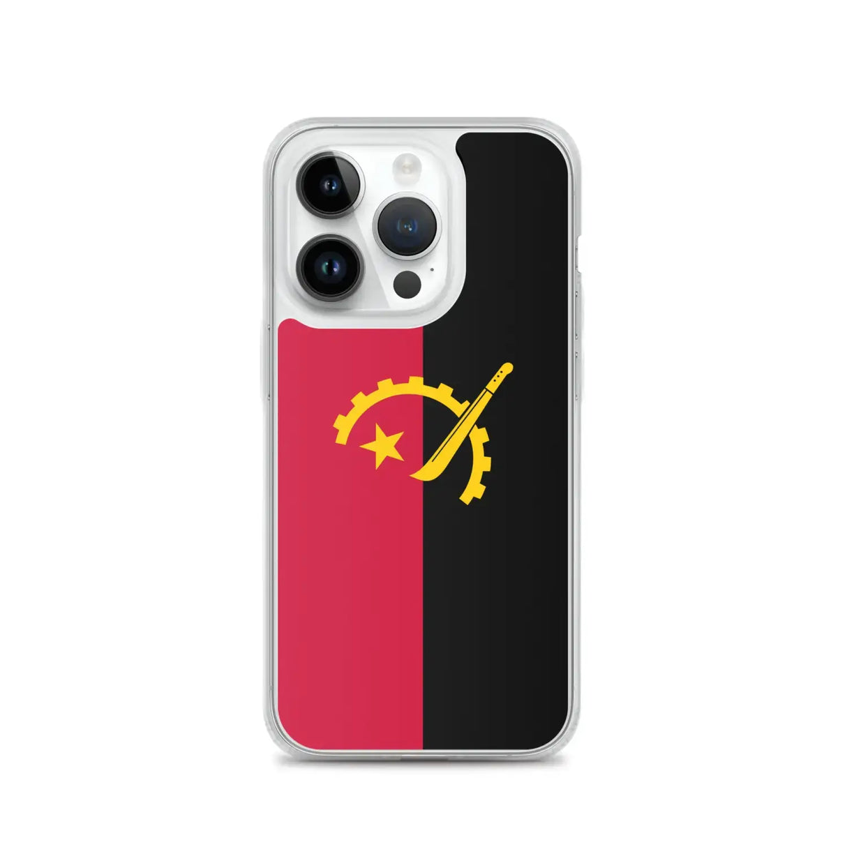 Coque iphone drapeau angola souple résistante antichoc