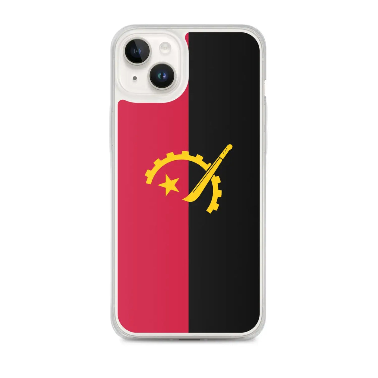 Coque iphone drapeau angola souple résistante antichoc