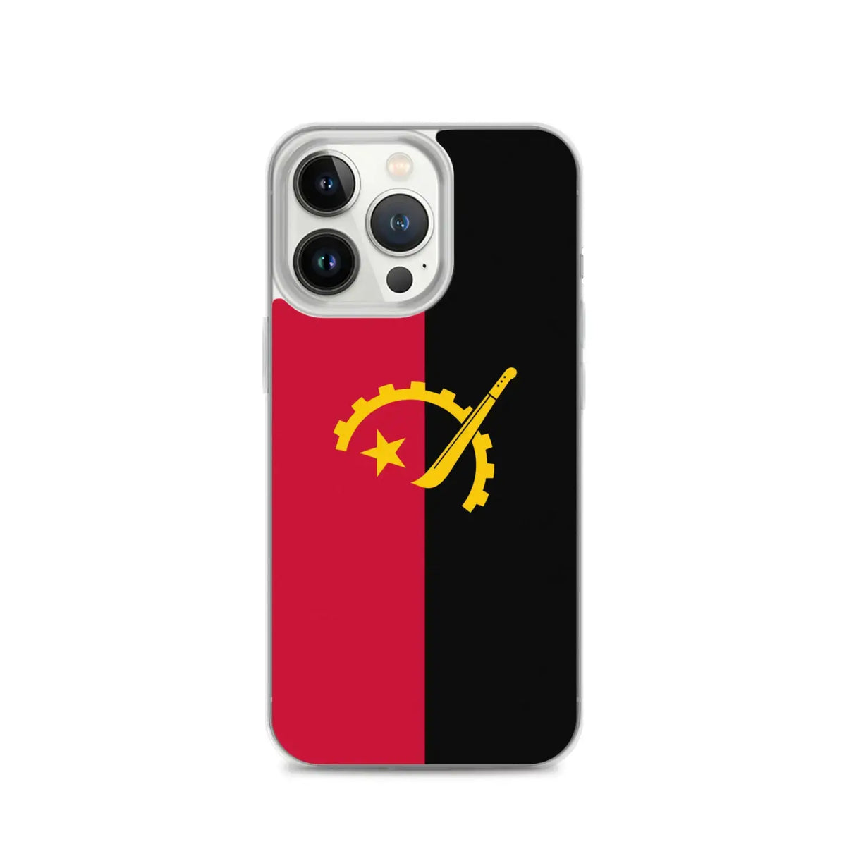 Coque iphone drapeau angola souple résistante antichoc