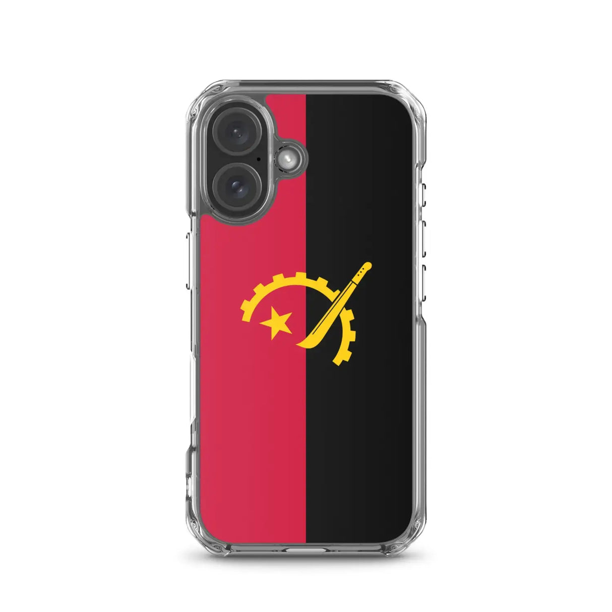 Coque iphone drapeau angola souple résistante antichoc