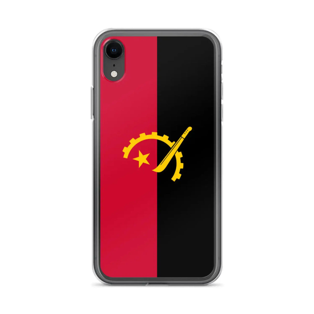 Coque iphone drapeau angola souple résistante antichoc